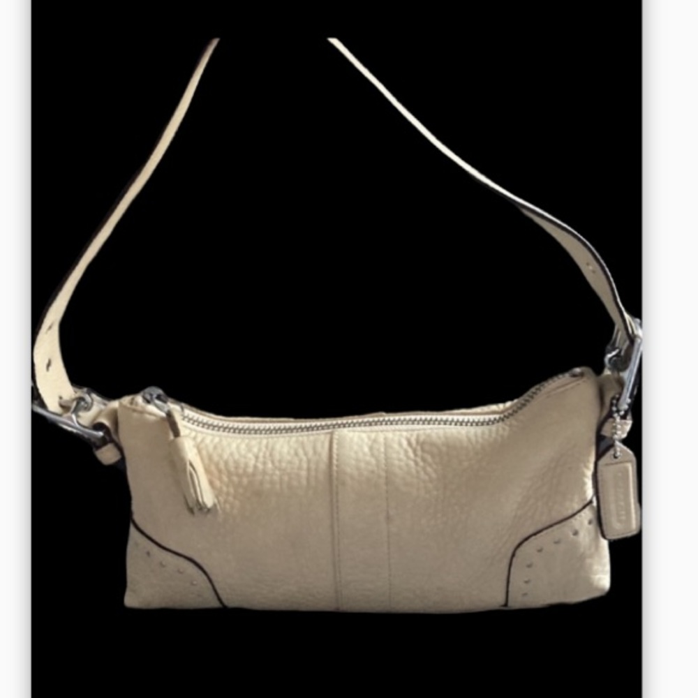 COACH Pebble Leather Shoulder Bag